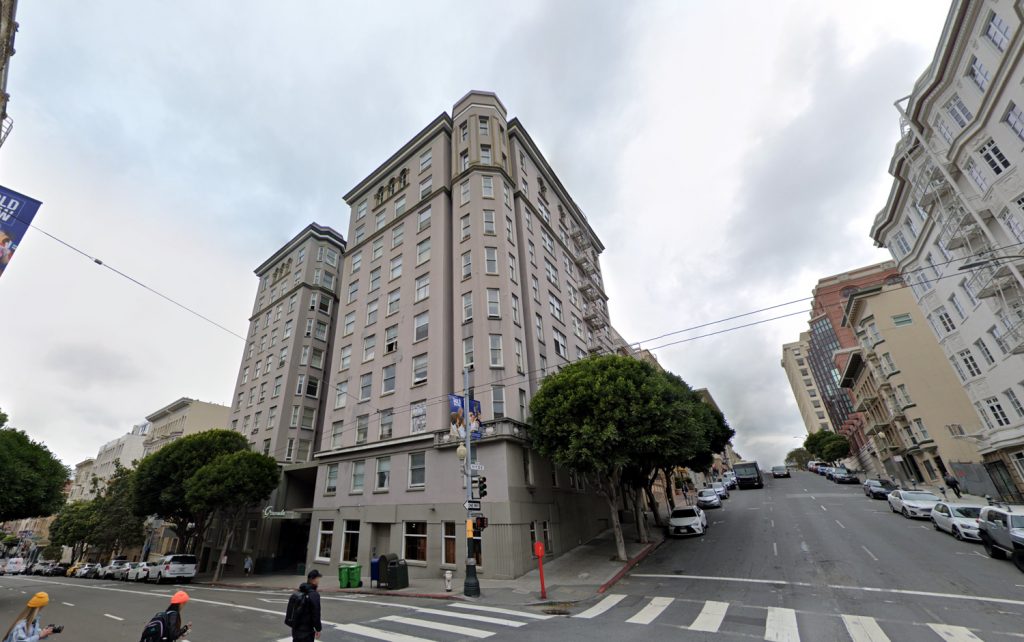 SF Homekey Project Planned For 1000 Sutter Street In Nob Hill, San