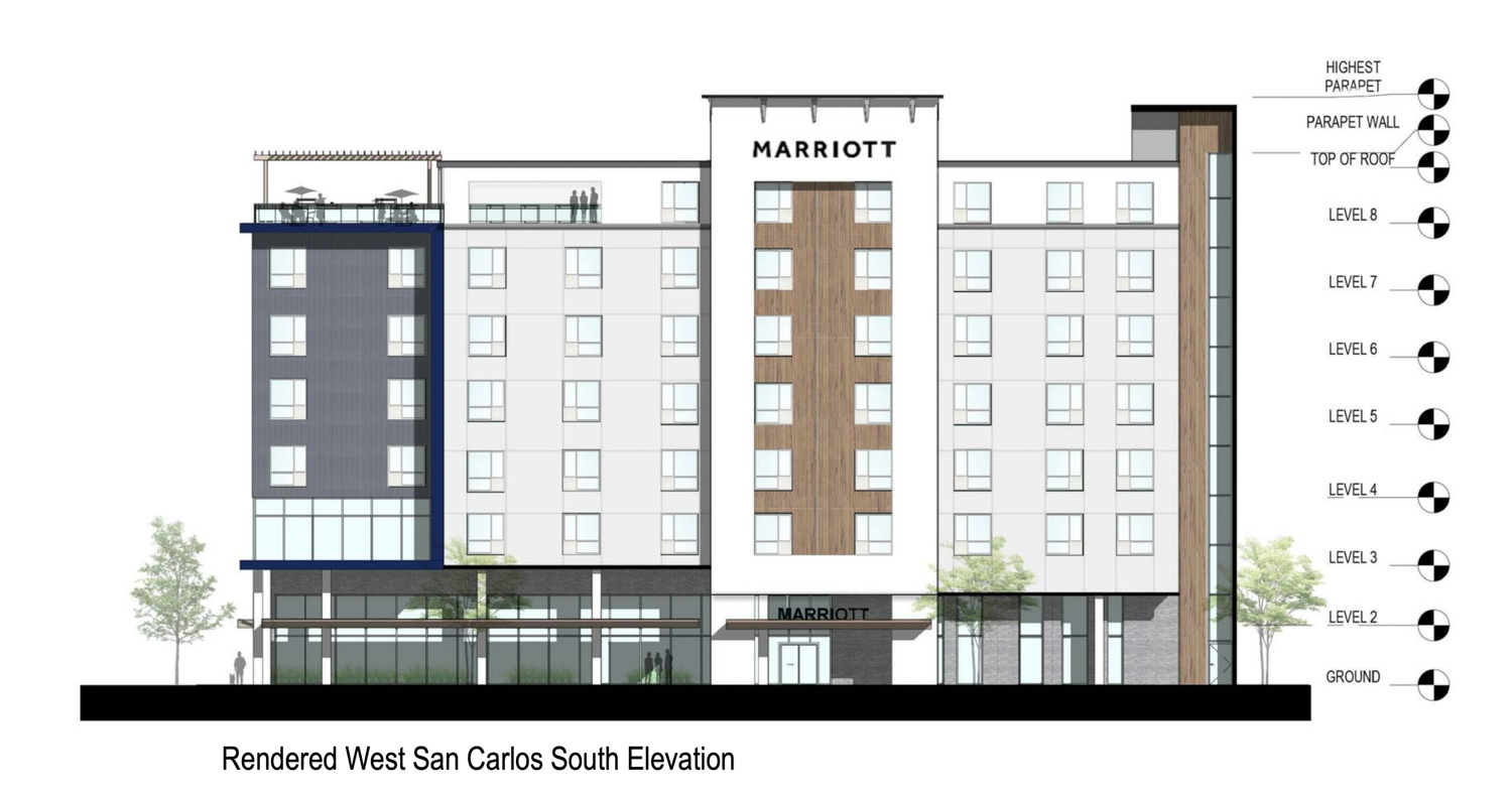 495 West San Carlos Street vertical elevation, design by Studio Current