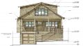 Front elevation of 369 MacArthur Boulevard, drawing by AB Design Studio