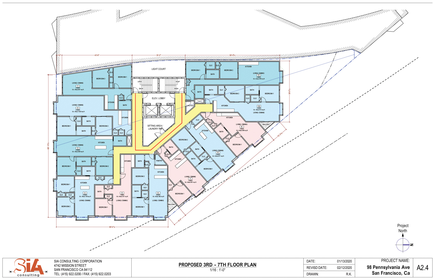 98 Pennsylvania Avenue updated floorplan, drawing via SIA Consulting
