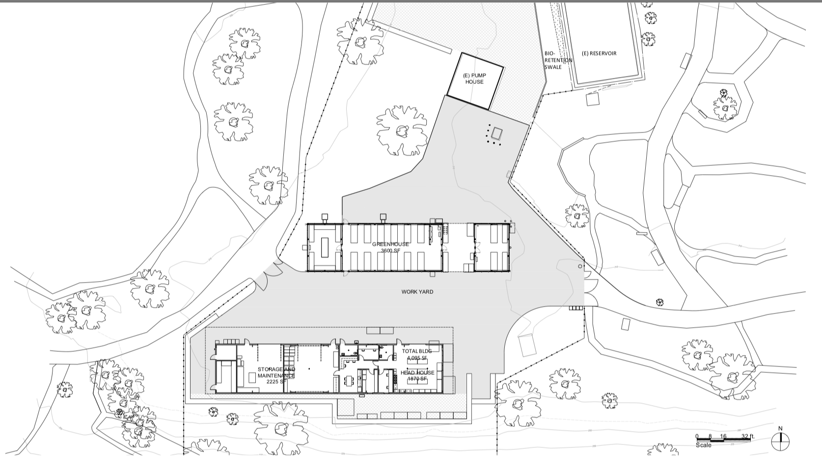 Proposed Site Plan Botanical Garden Nursery