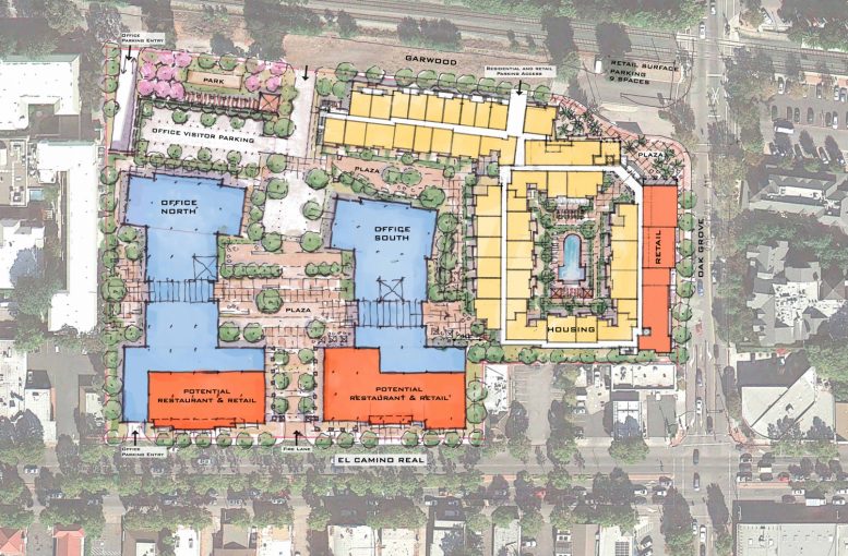 Plans Unveiled for Springline Development at 1300 El Camino Real, Menlo ...