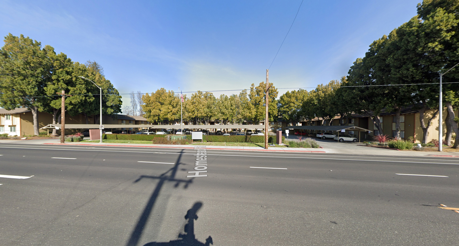 3131 Homestead Road or Laguna Clara Apartments, via Google Street View