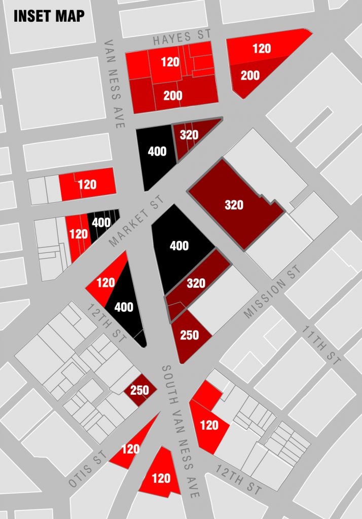 30 Otis Street Tops Out, Facade Nearly Complete in SoMa, San Francisco