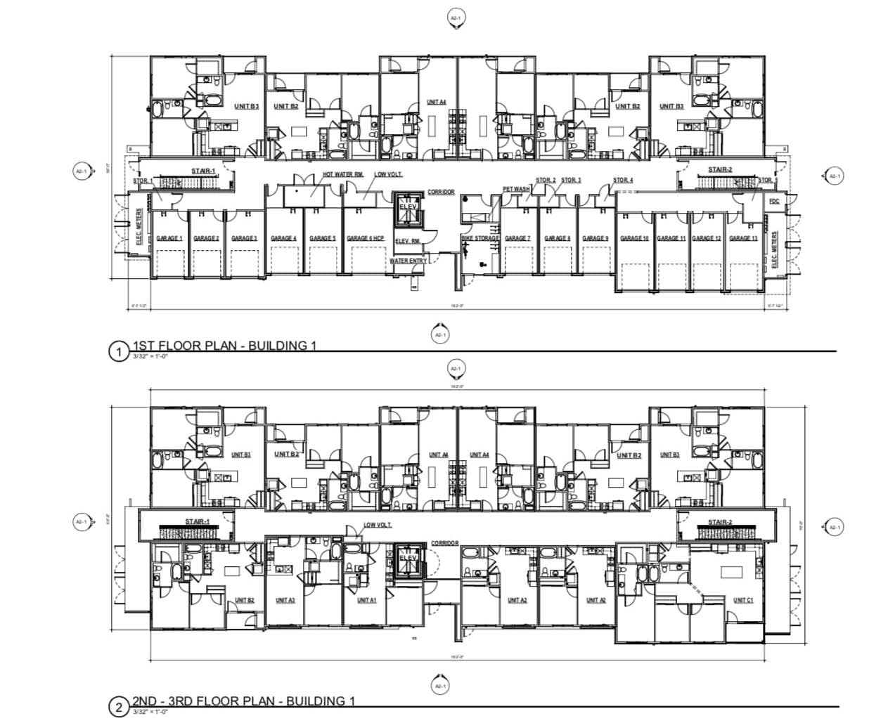 Klotz Ranch Apartments in Sacramento Floor Plans Kephart Architects