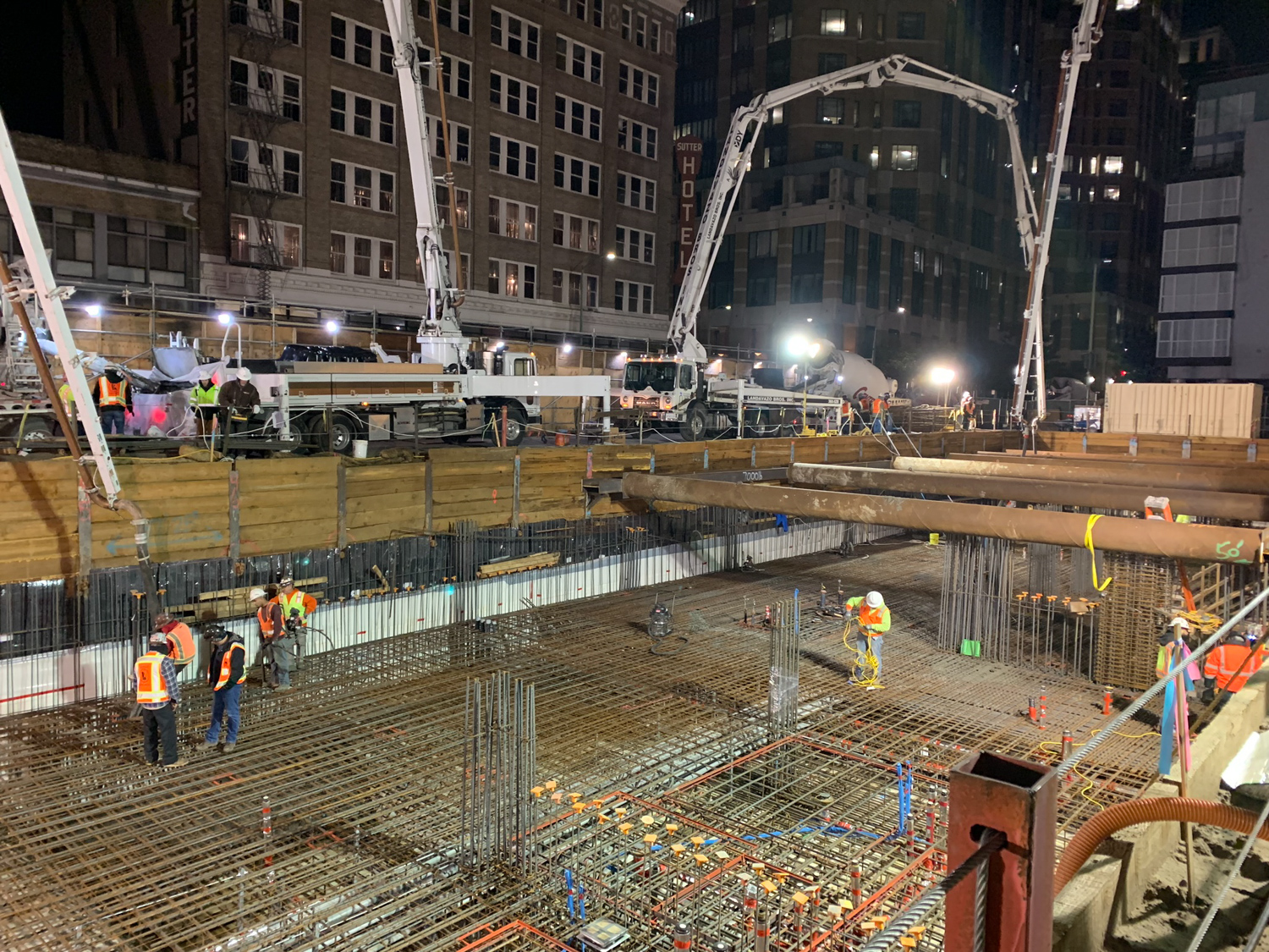 Construction update for 1431 Jefferson Street, image via KPFF San Francisco twitter account