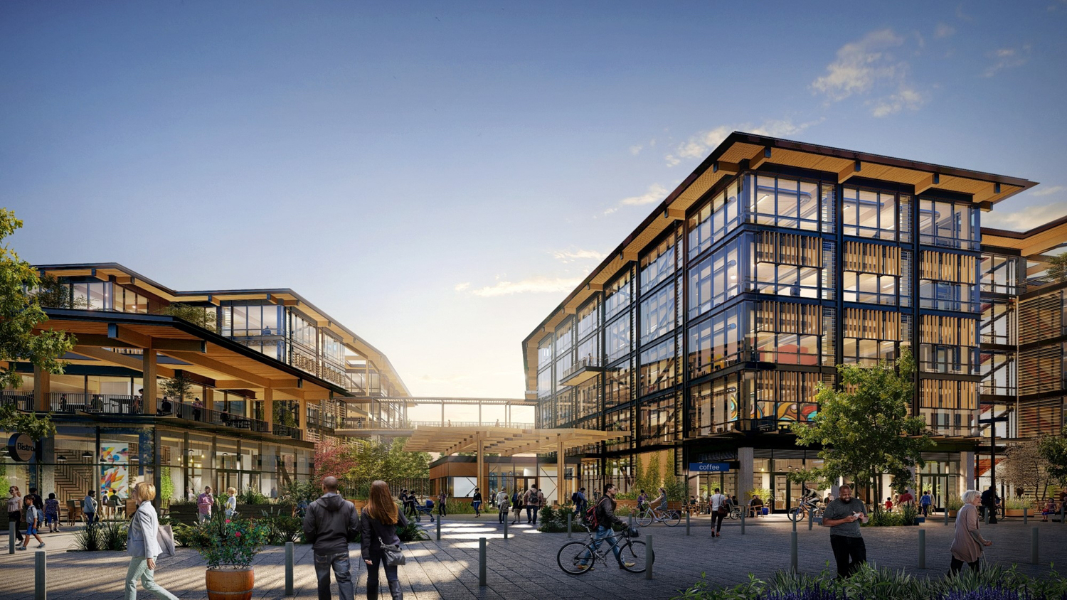 Facebook and Signature Release New Renderings of Willow Village, Menlo