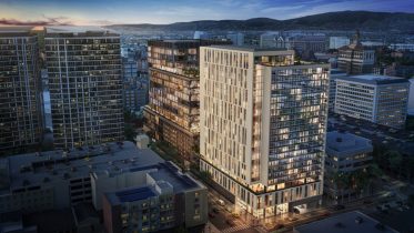 147 East Santa Clara Street, dubbed Icon Echo, rendering via Urban Catalyst