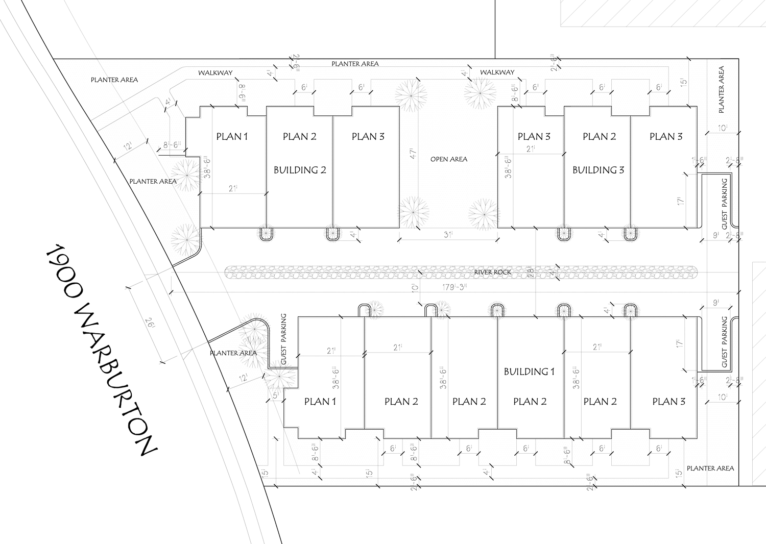 1790 Warburton Avenue floor plan, elevation by LPMD Architects