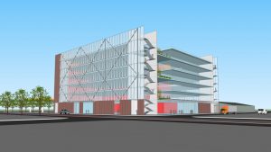 2800 Third Street isometric view, rendering by Perkins&Will