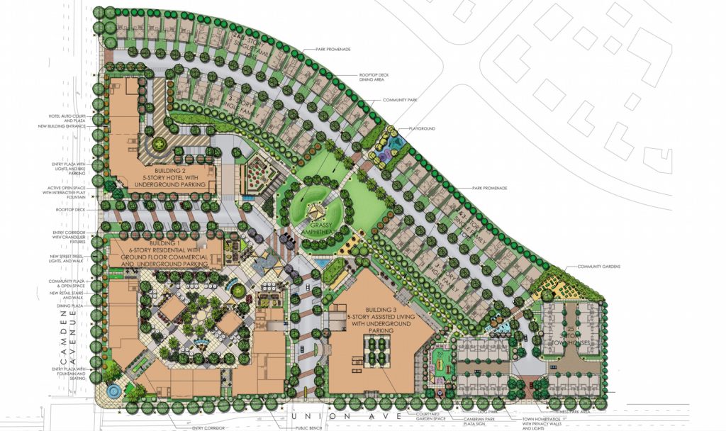 New Plans Filed For Cambrian Park Plaza Development At 14200 & 14420 