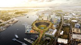 Oakland Ballpark Aerial View