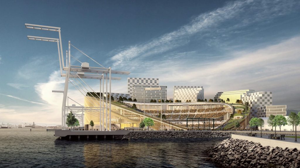 Developers Win Lawsuit for New BIG-Design Oakland A’s Stadium