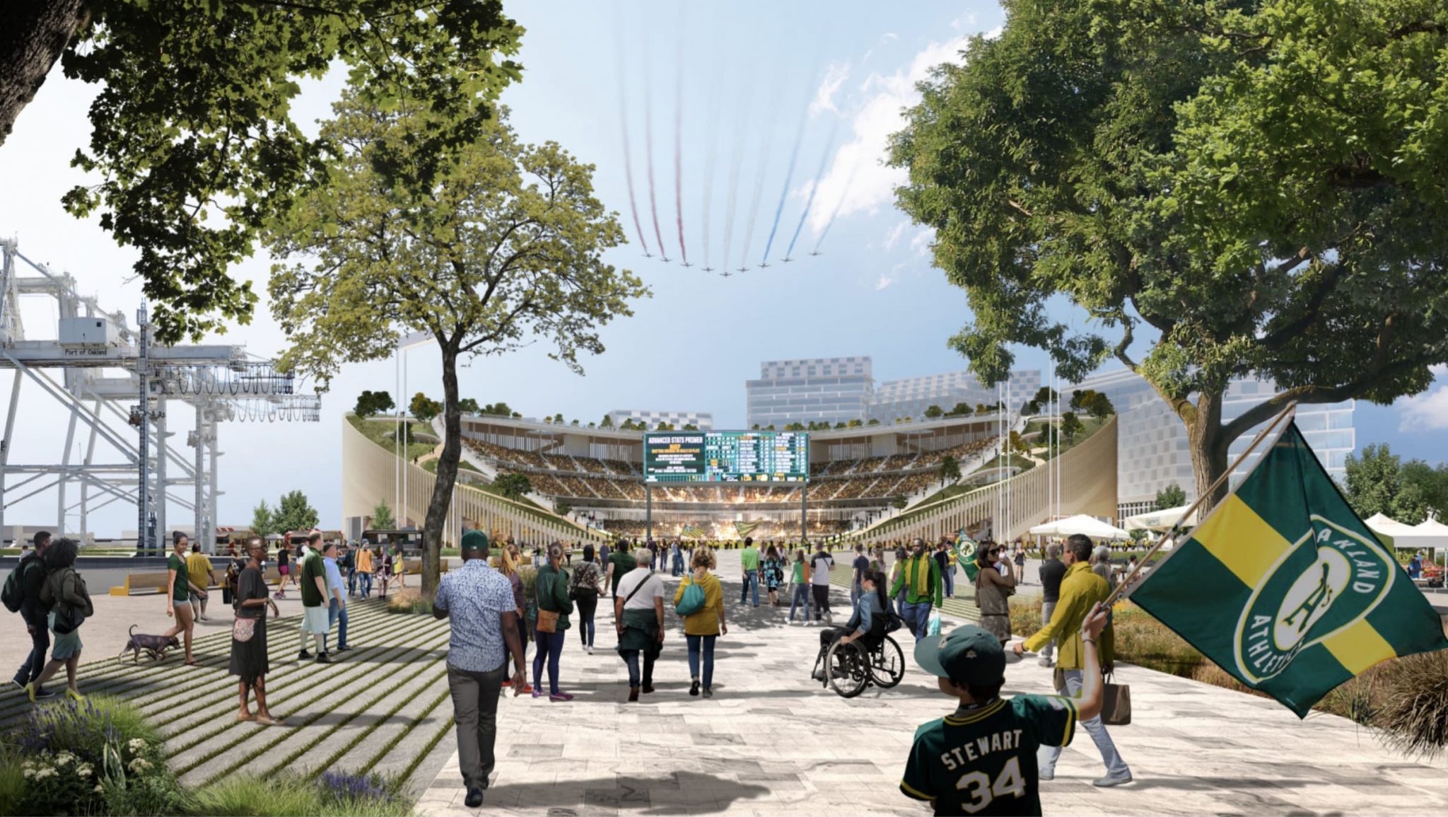 Developers Win Lawsuit for New BIG-Design Oakland A’s Stadium