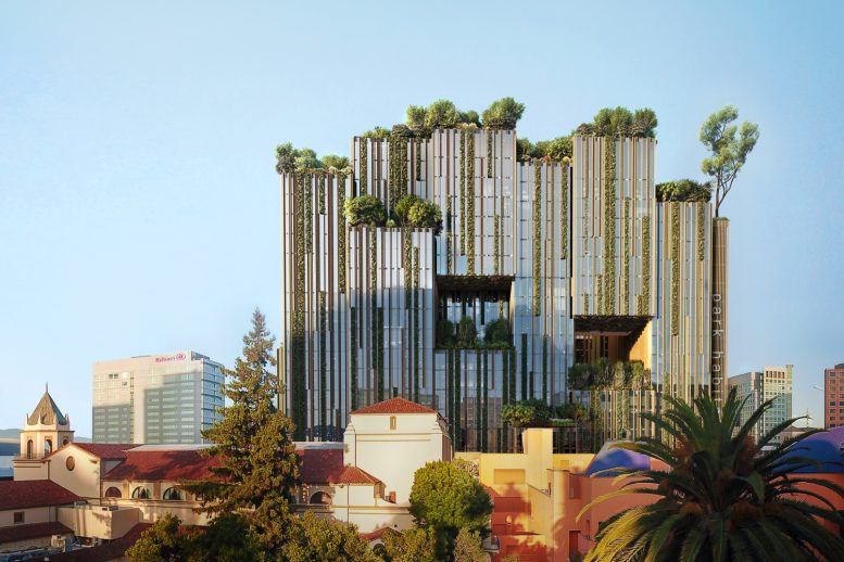 Park Habitat at 180 Park Avenue, rendering by Hayes Davidson and Westbank