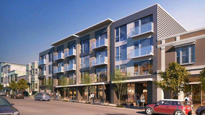 3637-3657 Sacramento Street, rendering by Gary Gee Architects