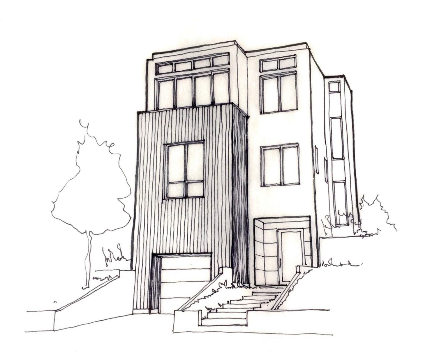 64 Santa Rita Avenue, drawing by William Duff Architects