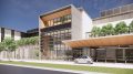 Behavioral Health Services Center entry, rendering from Santa Clara County
