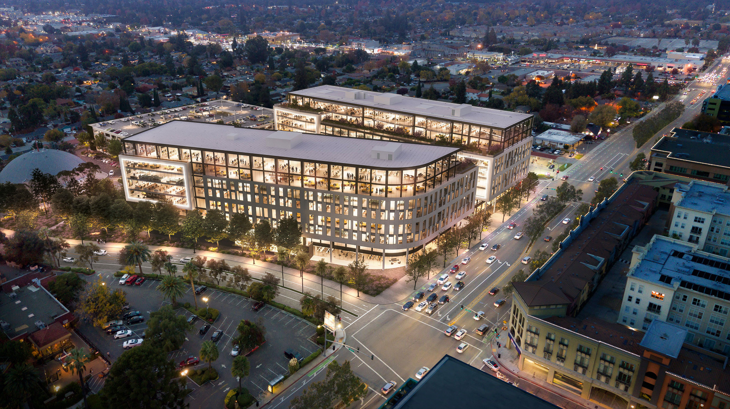 Santana West buildings one and two, rendering by STUDIOS