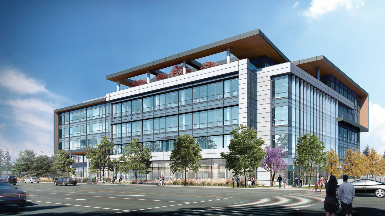 3655 Kifer Street viewed from Lawrence Expressway, rendering by RMW Architecture and Interiors