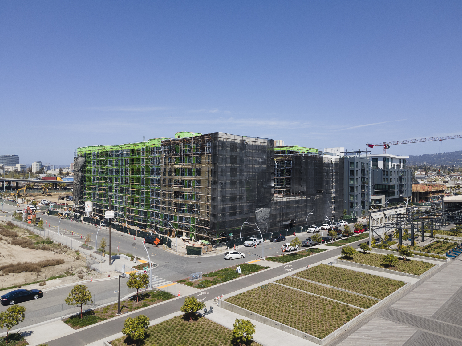 Brooklyn Basin Parcel C construction, image by Andrew Campbell Nelson