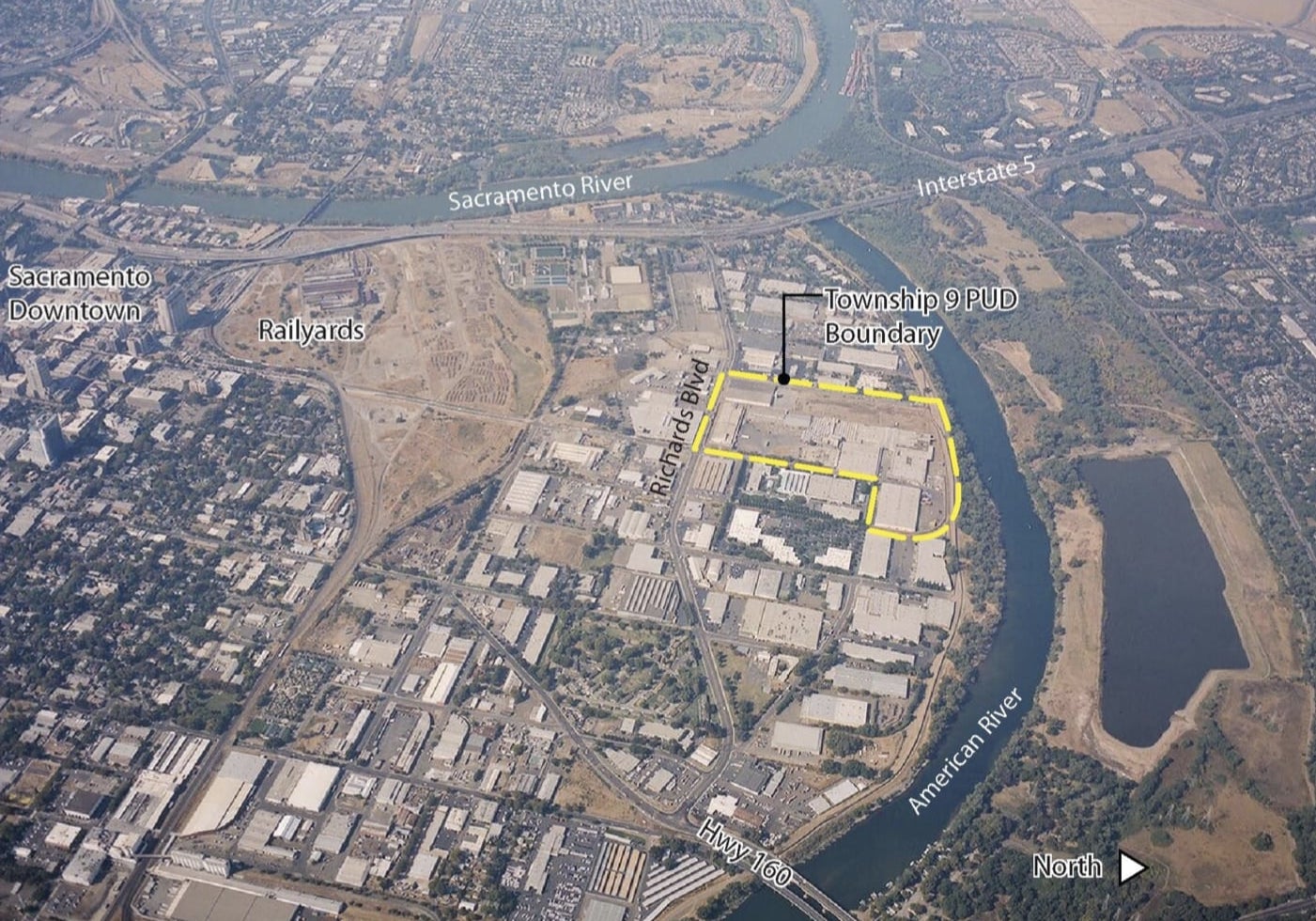 Township Nine Aerial Site View