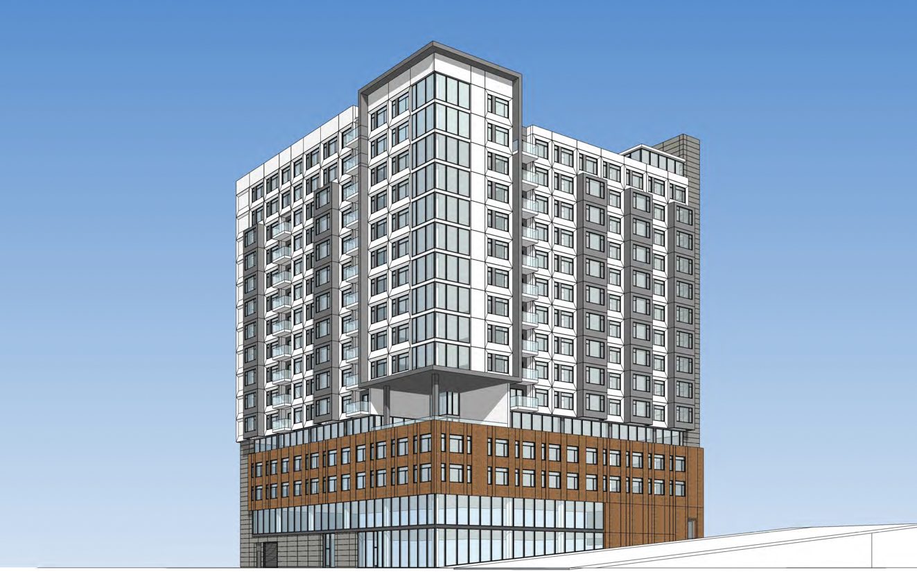 1270 Bush Street residential building, rendering by SmithGroup