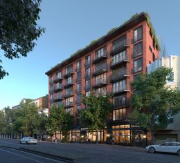 2134-2140 Market Street, rendering by Macy Architecture