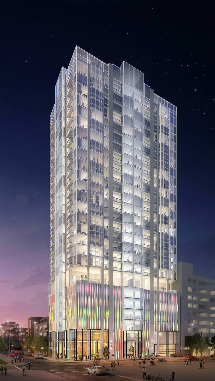 2305 Webster Street, rendering by Ankrom Moisan Architects