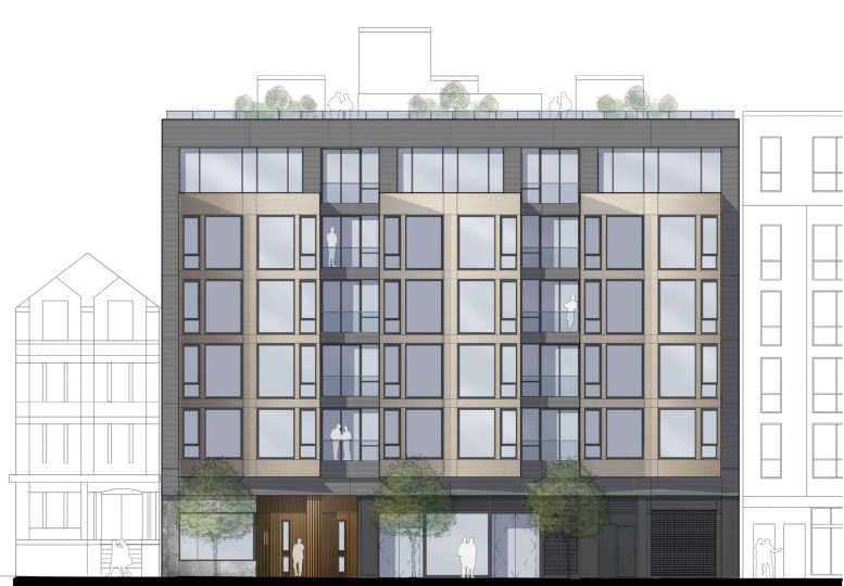 2525 Van Ness Avenue vertical elevation, image via Handel Architects