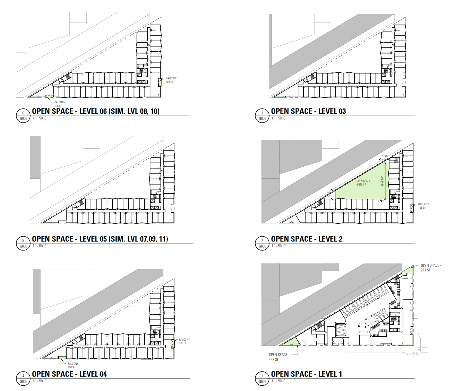 300 De Haro Street floor plans, illustrations from BAR Architects