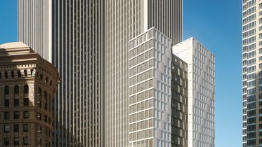 570 Market Street exterior full-structure view, rendering by Danny Forster and Architecture