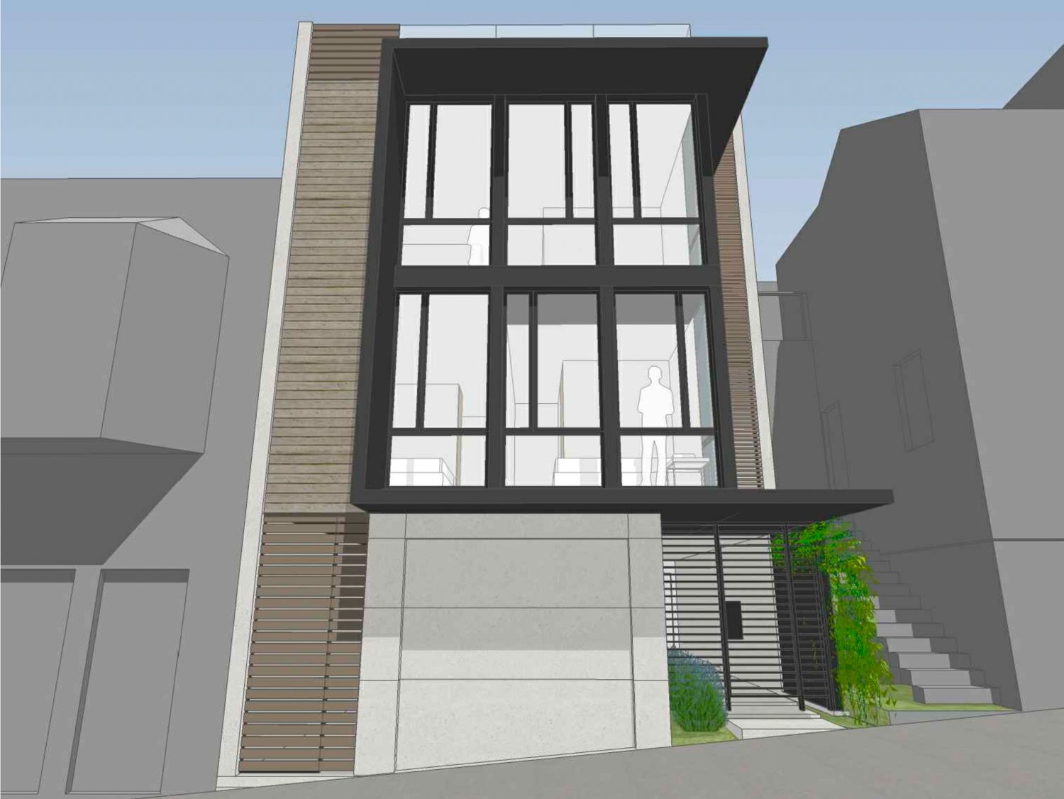 575 Vermont Street view from sidewalk, design by Timbre Architecture