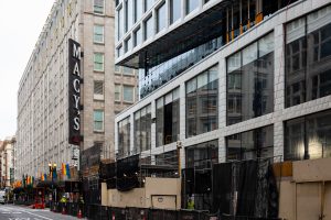100 Stockton Street across from the Macy's building, image by Andrew Campbell Nelson