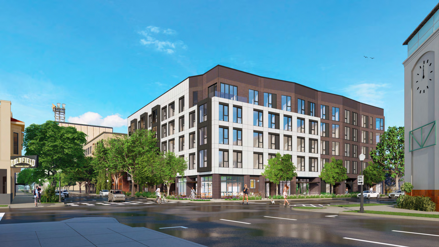 1617 J Street apartments, rendering by C2K Architecture