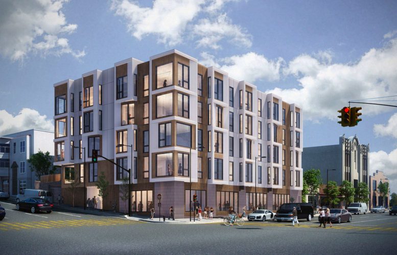 198 Valencia Street updated design, rendering by RG Architecture