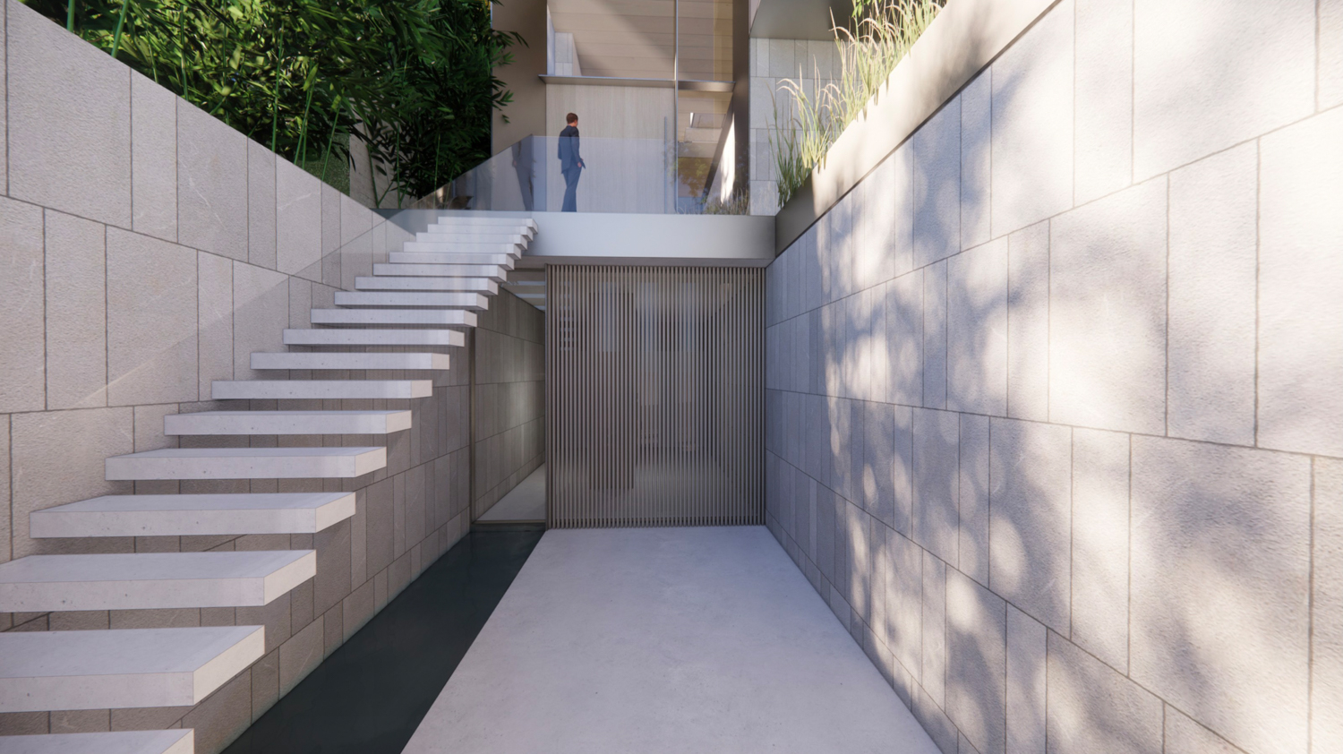 2915 Vallejo Street entry, rendering by Dumican Mosey Architects