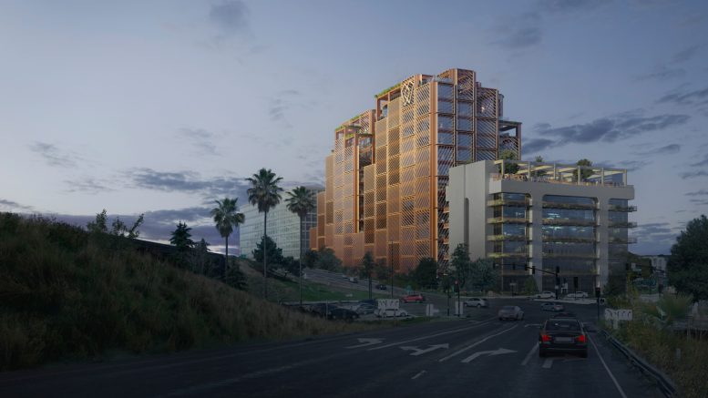 Arbor at 255 West Julian Street, rendering by Westbank and Studio Gang