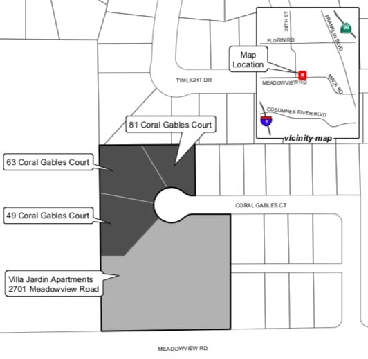 Permits Filed For Residences In Coral Gables Court Sacramento