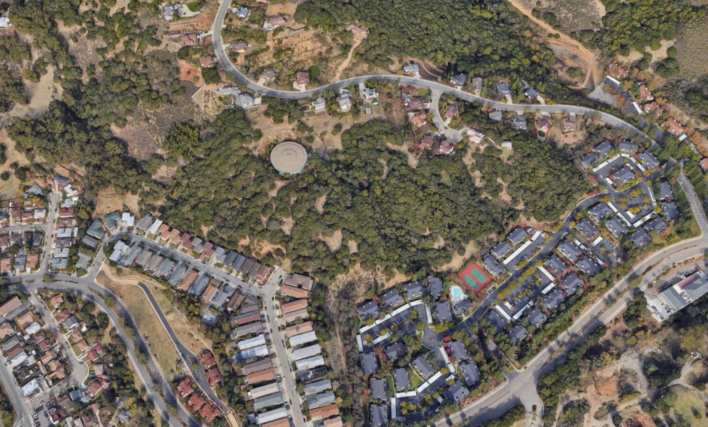 Preapplication Filed for Housing along Keller Avenue, Oakland Hills
