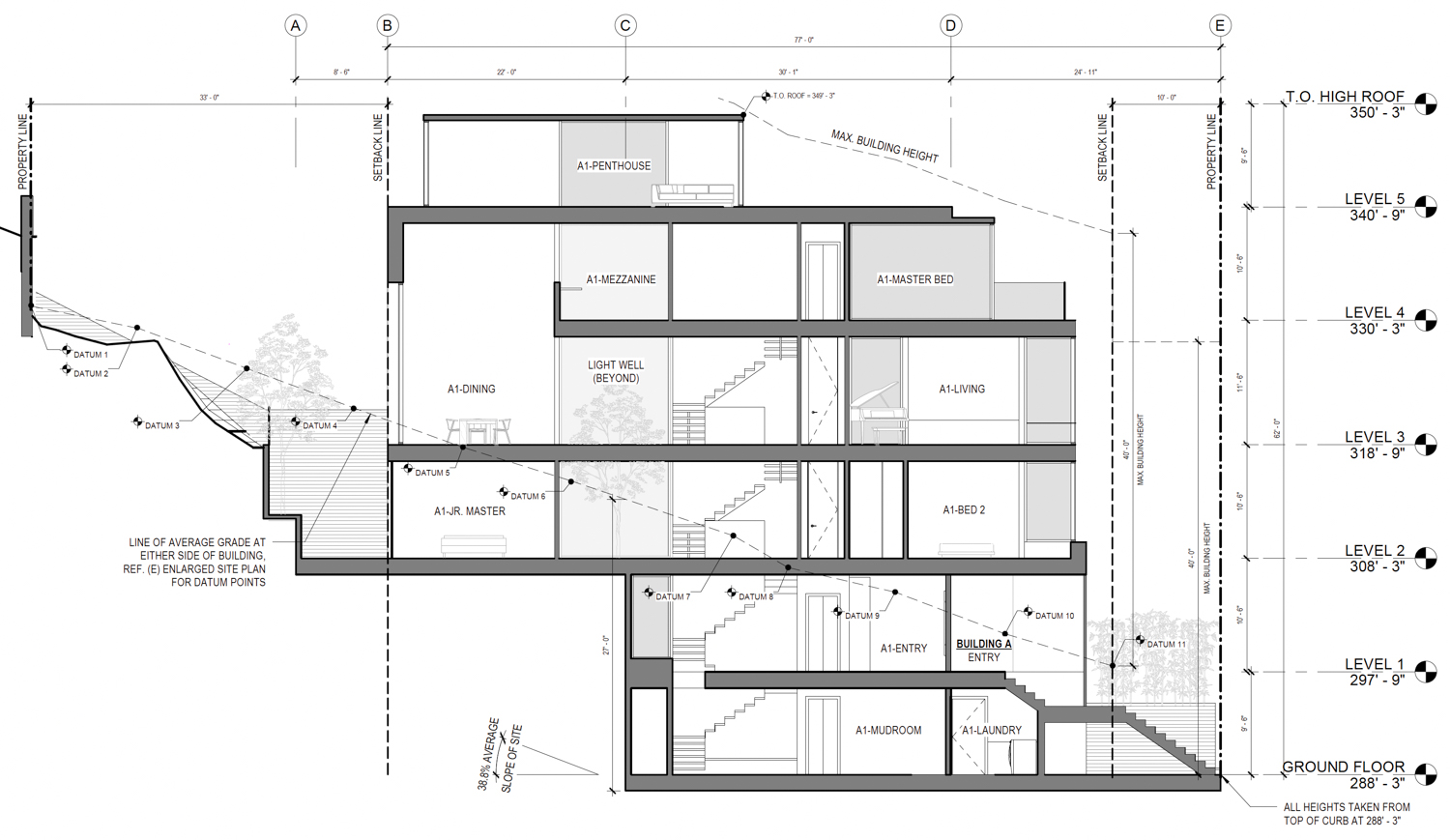 144 Laidley Street eastern elevation, illustration by EYRC Architects