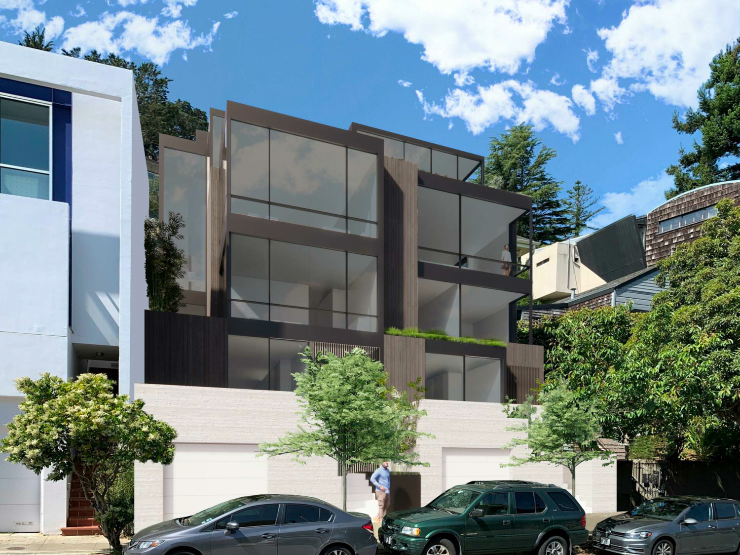 144 Laidley Street pedestrian view, rendering by EYRC Architects