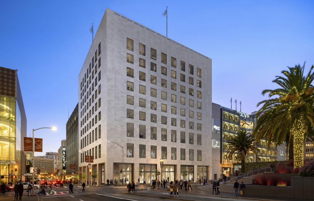New Renderings Revealed for 233 Geary Street, Union Square, San