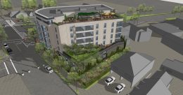 2902 Adeline Street Aerial View