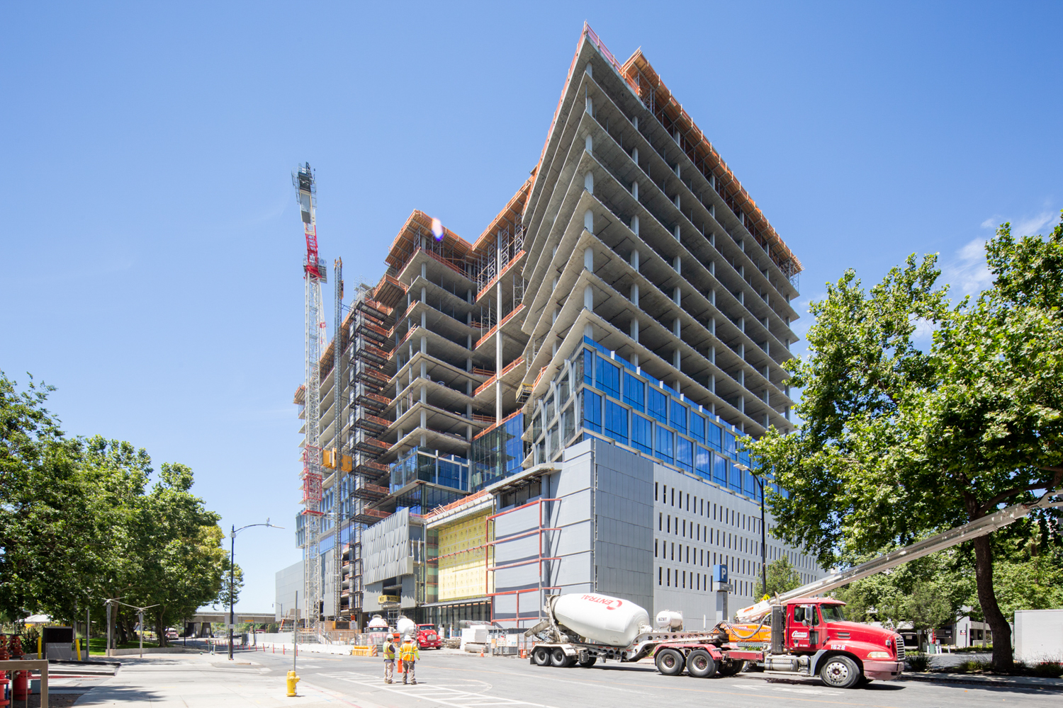 Adobe North tower topped out, construction update by Andrew Campbell Nelson