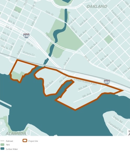 Brooklyn Basin Marina Expansion, Project Modifications Area