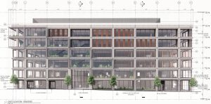 Pier 70's Parcel A at 88 Maryland Street vertical elevation, design by DES and Grimshaw