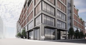 Pier 70's Parcel A at 88 Maryland Street view from 21st Street, design by DES and Grimshaw