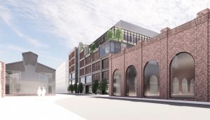 Pier 70's Parcel A at 88 Maryland Street viewed from 20th Street, design by DES and Grimshaw