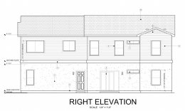 3950 Broadway right elevation, design by Fineline Drafting